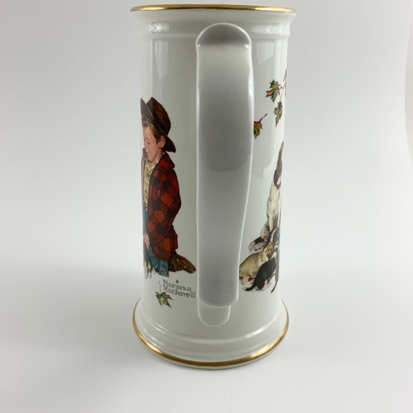 Norman Rockwell, Gorham Limited Edition, "The Pride of Parenthood" Stein. #4156. - Picture 5 of 12